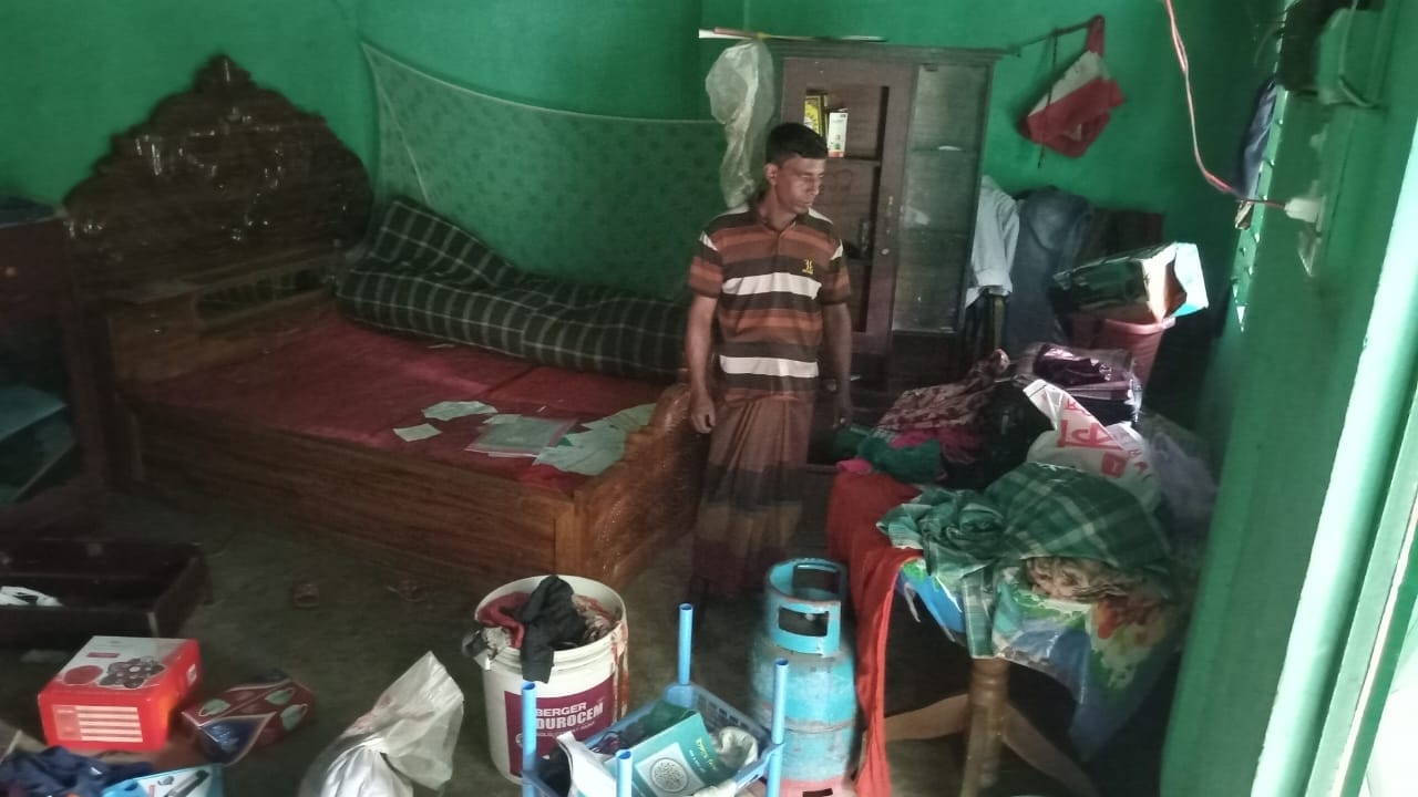 সুনামগঞ্জ যুবলীগ নেতা লাদেন হাসানের বাড়িতে ‘হামলা-ভাঙচুর’