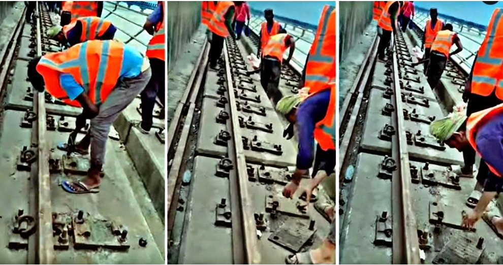সরিয়ে ফেলা হচ্ছে যমুনার রেললাইন