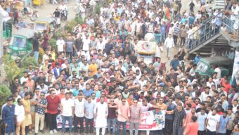 সিলেট জেলা ও মহানগর যুবদলের বিক্ষোভ মিছিল