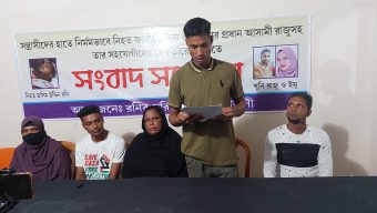 গোলাপগঞ্জের আলোচিত রনি হত্যার বিচার চেয়ে পরিবারের  সংবাদ সম্মেলন