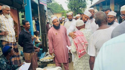 গোলাপগঞ্জের বাদেপাশায় জমিয়ত মনোনীত প্রার্থী হাফেজ মাওলানা ফখরুল ইসলাম গণসংযোগ অনুষ্ঠিত