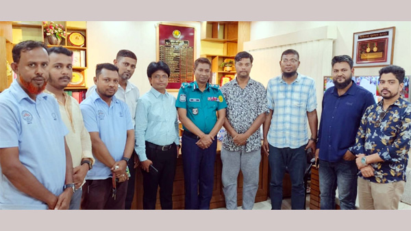 বিএমজেএ সিলেট বিভাগীয় কমিটির সাথে পুলিশ কমিশনারের মতবিনিময়