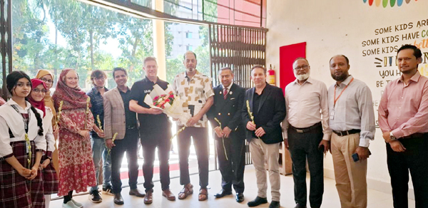 ‎‎যুক্তরাজ্যের উচ্চ পর্যায়ের প্রতিনিধি দলের বৃটিশ বাংলাদেশ ইন্টারন্যাশনাল স্কুল এন্ড কলেজ পরিদর্শন