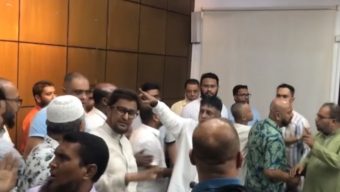 সিলেট চেম্বারের নির্বাচন নিয়ে দুইপক্ষের উত্তেজনা, ডিসি অফিসে হাতাহাতি