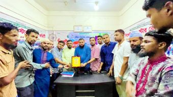 সিলেট ইয়াং স্টার কেন্দ্রীয় কমিটির অর্থ সম্পাদক শহীদুল ইসলাম নোমানকে সংবর্ধনা প্রদান