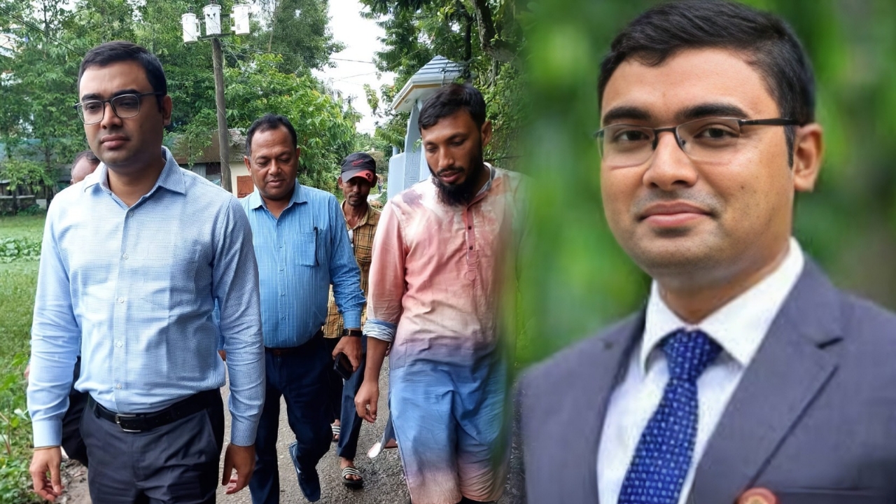 ইউএনও মিলটন চন্দ্র পালের ছোঁয়ায় বদলে যাচ্ছে গোলাপগঞ্জ পৌর শহর!