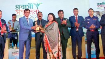 কমিউনিটি লিডার হিসেবে জাহাঙ্গীর হক রাজ সিলেটে পেলেন রাষ্ট্রীয় সম্মাননা