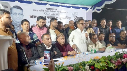 ধানের শীষের সরকার হবে তারুণ্যের সরকার: খন্দকার আব্দুল মুক্তাদির