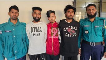 সিলেটে সিএনজি অটোরিক্সায় ছিনতাই, গ্রেপ্তার ৩