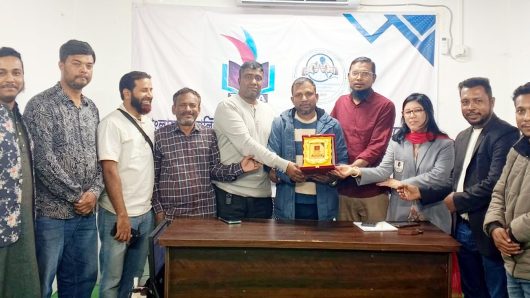 সিলেট প্রেসক্লাবের নব-নির্বাচিত কোষাধ্যক্ষ ফয়সাল আমীনকে বিএমজেএ সিলেটের সংবর্ধনা