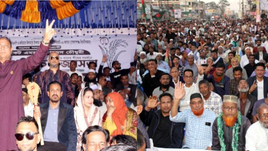 ‘গোলাপগঞ্জের জনসমুদ্র প্রমাণ করে সিলেট-৬ আসন ধানের শীষের’