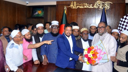 সিসিক প্রশাসক আব্দুল কাইয়ুম চৌধুরীকে জেলা ও মহানগর জাতীয়তাবাদী ওলামা দলের শুভেচ্ছা