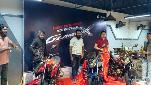 রায়নগর নিলয় মোটরস এর নিজস্ব শো-রুমে লঞ্চ হলো হিরো গ্ল্যামার এক্স