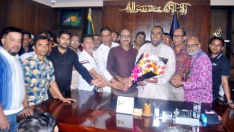 সিসিক প্রশাসক আব্দুল কাইয়ুম চৌধুরীকে হিন্দু, বৌদ্ধ ও খ্রিস্টান কল্যাণ ফ্রন্টের শুভেচ্ছা
