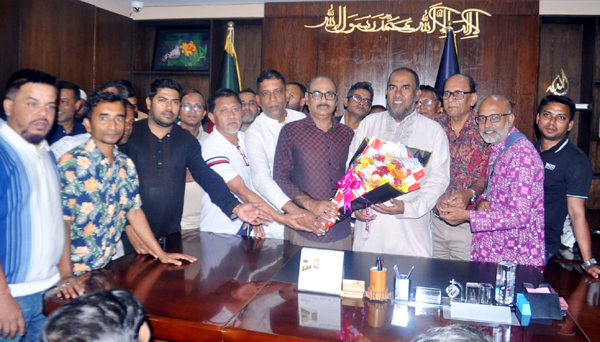 সিসিক প্রশাসক আব্দুল কাইয়ুম চৌধুরীকে হিন্দু, বৌদ্ধ ও খ্রিস্টান কল্যাণ ফ্রন্টের শুভেচ্ছা