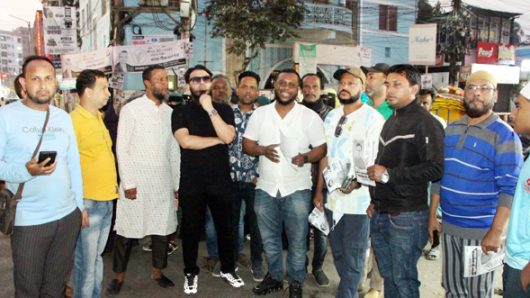 ১৬ নং ওয়ার্ডে ধানের শীষের প্রার্থী খন্দকার আব্দুল মুক্তাদিরের সমর্থনে লিফলেট বিতরণ ও প্রচার মিছিল