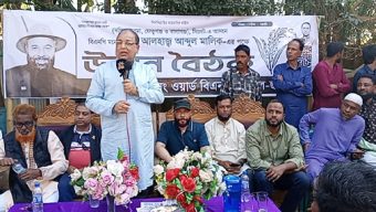 দক্ষিণ সুরমা মুরার বাজারে এম এ মালিকের গণসংযোগ ও উঠান বৈঠক