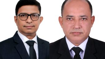 সিলেট জেলা কর আইনজীবী সমিতির সভাপতি এড. শেখর, সম্পাদক আজিজুর