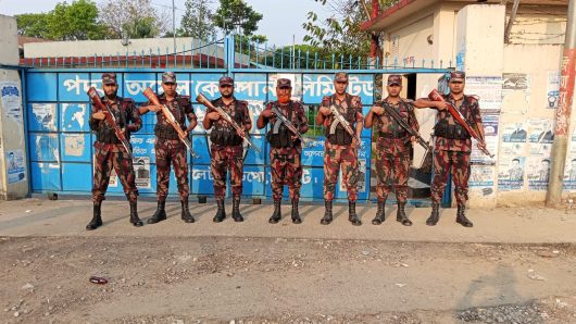 সিলেটে জ্বালানী তেলের ডিপোতে নিরাপত্তা নিশ্চিতকল্পে বিজিবি মোতায়েন