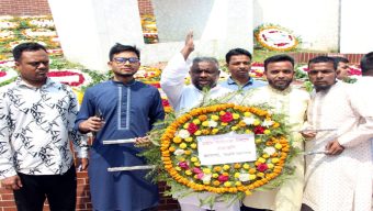 মহান স্বাধীনতা দিবস উপলক্ষে জাগপা মহানগর শাখার শ্রদ্ধাঞ্জলি অর্পণ