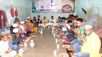 মাদ্রাসার এতিম শিক্ষার্থীদের নিয়ে জালালাবাদ রানার্স সোসাইটির ইফতার মাহফিল