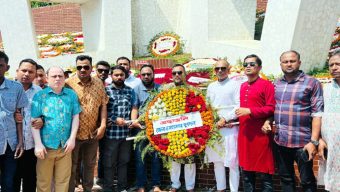 মহান স্বাধীনতা দিবসে সিলেট জেলা ও মহানগর যুবদলের শ্রদ্ধা নিবেদন