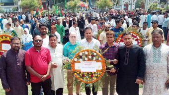 মহান স্বাধীনতা দিবসে সিলেট সদর উপজেলা যুবদলের শ্রদ্ধা নিবেদন