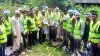 দক্ষিণ সুরমায় এম. এ. মালিক ফাউন্ডেশনের উদ্যোগে খাল পরিষ্কার কর্মসূচির উদ্বোধন