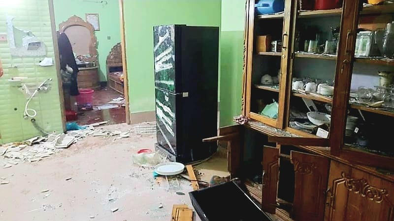 কুলাউড়ায় আওয়ামী লীগ নেতা ছালেহ চৌধুরীর বাড়িতে হামলা ও লুটপাট, আহত ২