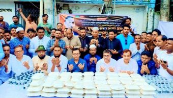 জিয়াউর রহমানের ৪৫তম শাহাদাৎ বার্ষিকীতে সিলেট মহানগর স্বেচ্ছাসেবক দলের দোয়া ও খাবার বিতরণ