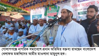 জুলাই বিপ্লবের ফসল তুলে আমাদের ঘরে ফিরতে হবে : গোলাপগঞ্জে মামুনুল হক